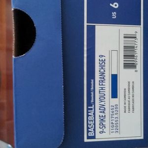 Mizuno 9 Spike Advanced Youth Franchise Cleats, size 6